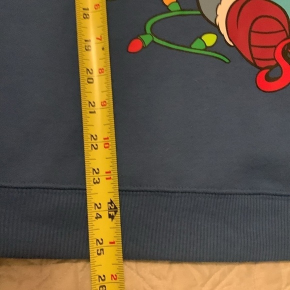 Disney Christmas Stitch Blue Sweatshirt Size XL - Picture 6 of 6